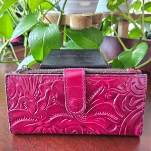 Patricia Nash Nazari Tooled Florence Bifold Wallet